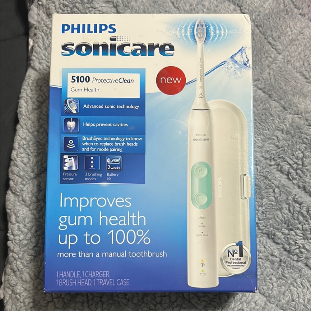 Philips Sonicare 5100 ProtectiveClean Electric Toothbrush - White and Mint